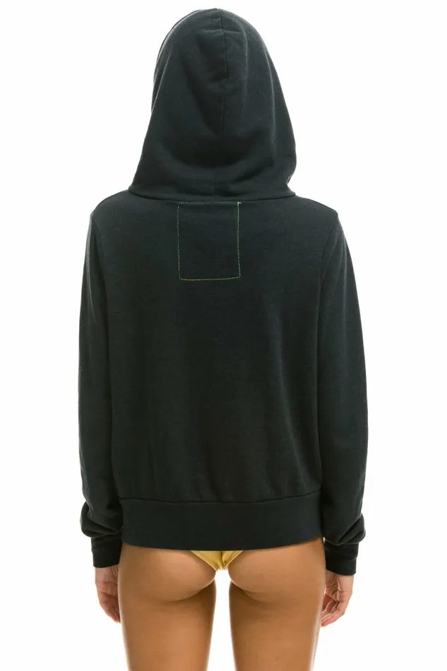Women 5 STRIPE HOODIE 8211 CHARCOAL BLUE Aviator Nation Hoodies Women 5 STRIPE HOODIE 8211 CHARCOAL BLUE Aviator Nation Hoodies