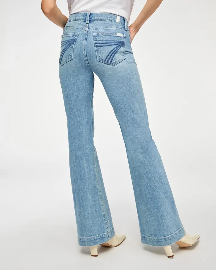 Women 7 For All Mankind Cropped BB Denim Tailorless Dojo In Ventana