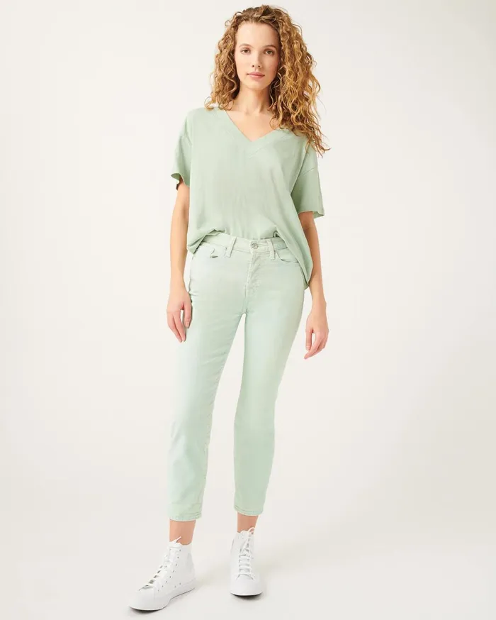 Women 7 For All Mankind Josefina Josefina In Mineral Celadon