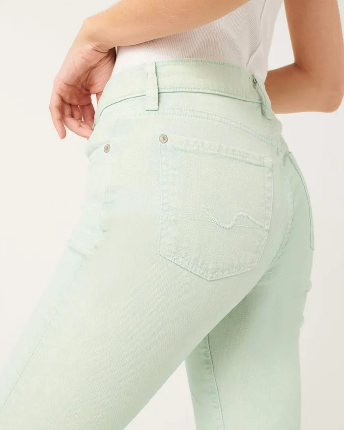 Women 7 For All Mankind Josefina Josefina In Mineral Celadon