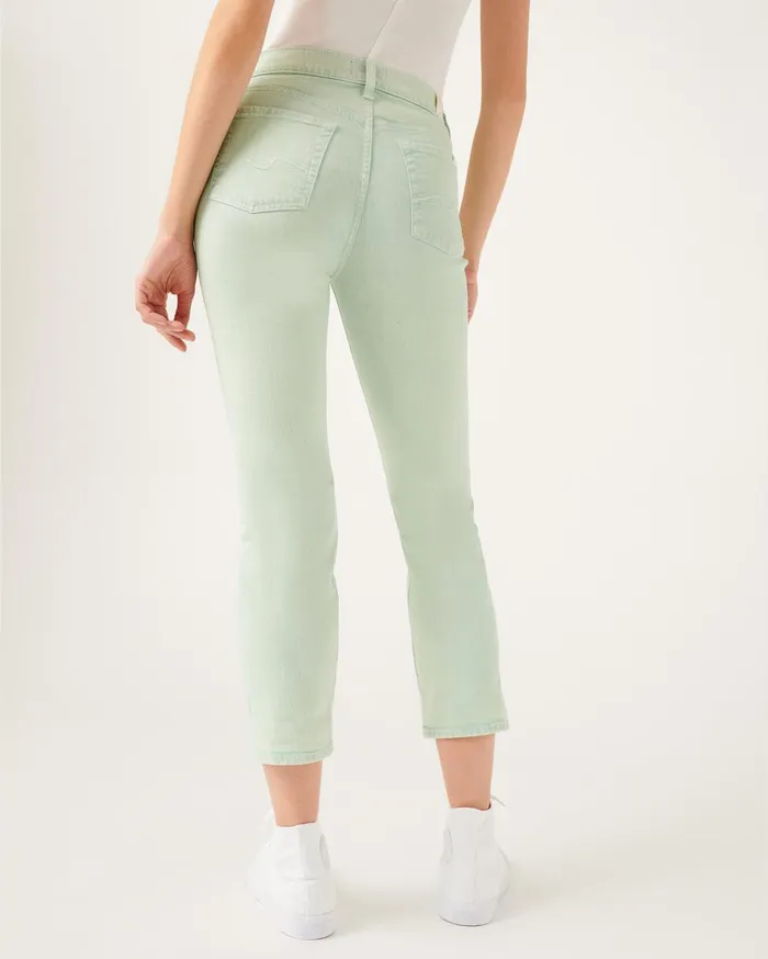 Women 7 For All Mankind Josefina Josefina In Mineral Celadon