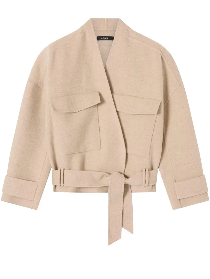 Women AEmery 8211 Ames Jacket In Beige Almond Melange The UNDONE Jackets