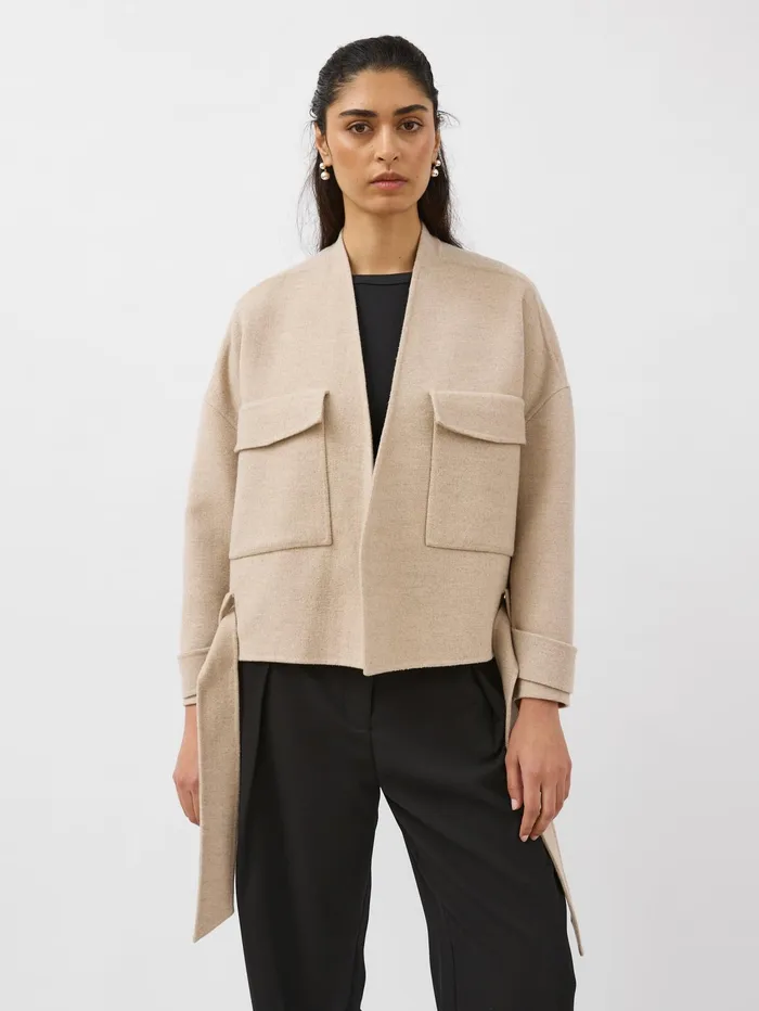 Women AEmery 8211 Ames Jacket In Beige Almond Melange The UNDONE Jackets
