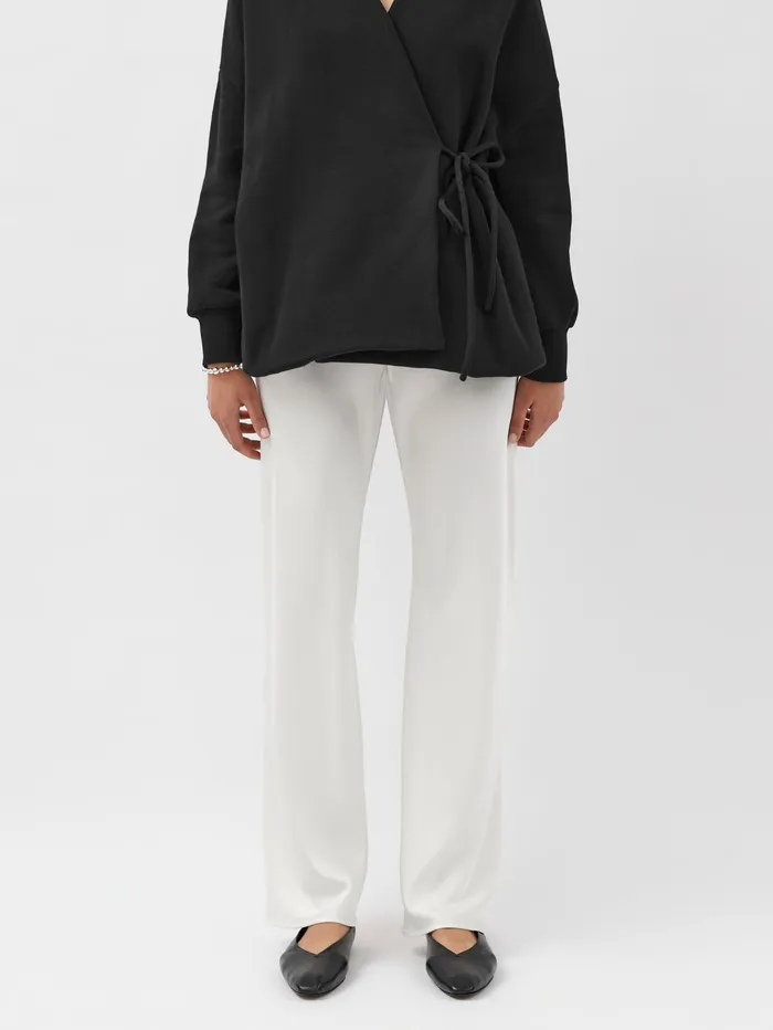 Women AEmery 8211 Myrna Bias Pant In White Oyster The UNDONE Pants