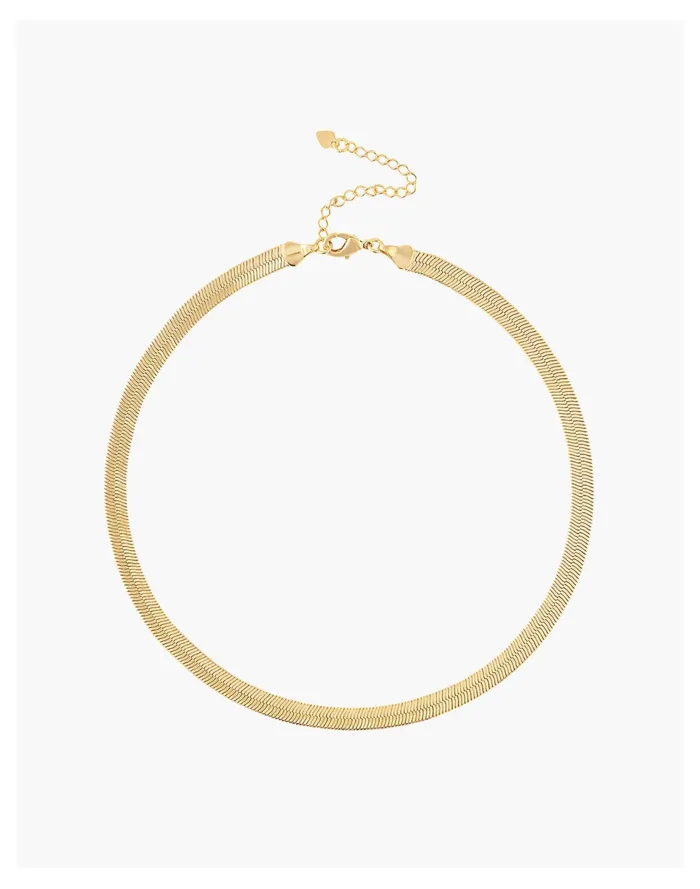 Women Alexa Leigh Chunky Snake Necklace Gold Madewell Necklaces
