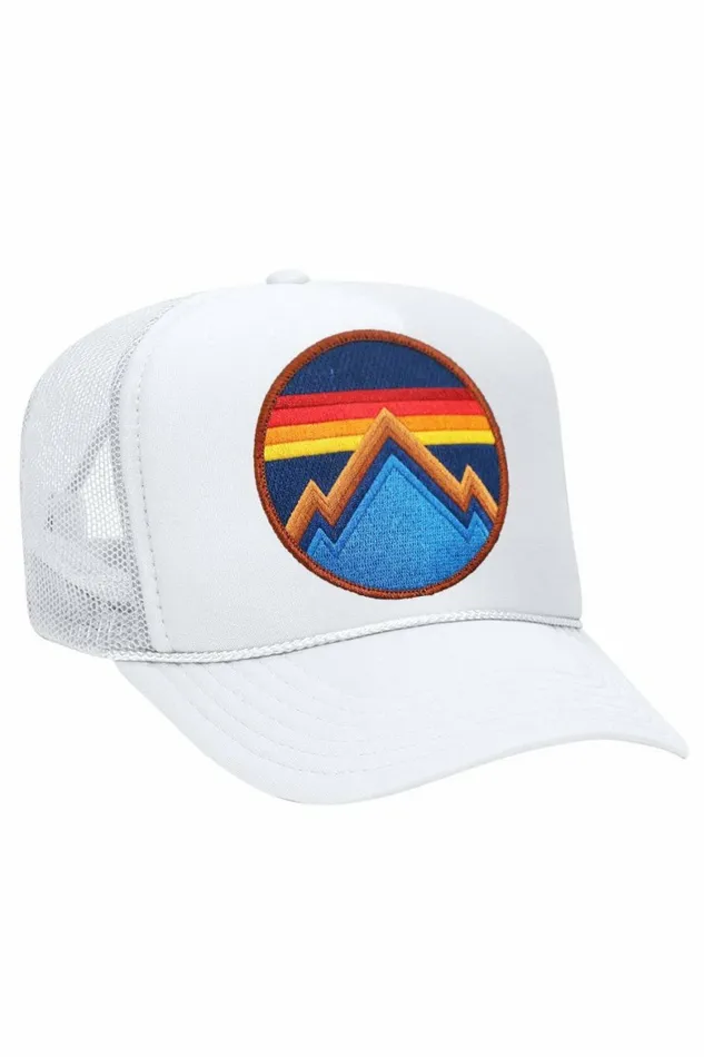 Women ALL SEASONS CIRCLE TRUCKER HAT Aviator Nation TruckerHats