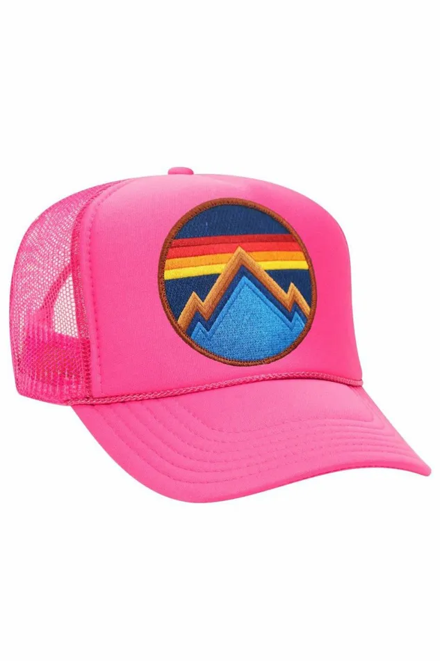 Women ALL SEASONS CIRCLE TRUCKER HAT Aviator Nation TruckerHats Women ALL SEASONS CIRCLE TRUCKER HAT Aviator Nation TruckerHats