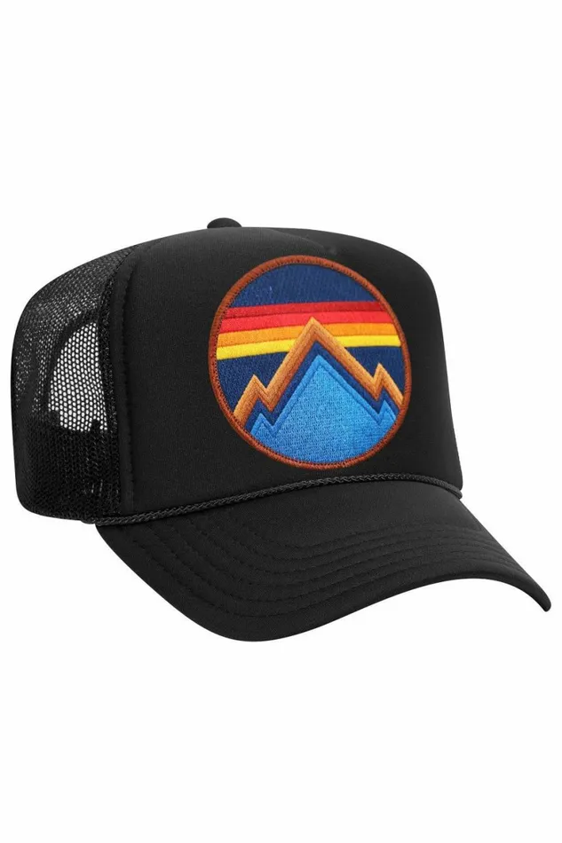 Women ALL SEASONS CIRCLE TRUCKER HAT Aviator Nation TruckerHats Women ALL SEASONS CIRCLE TRUCKER HAT Aviator Nation TruckerHats
