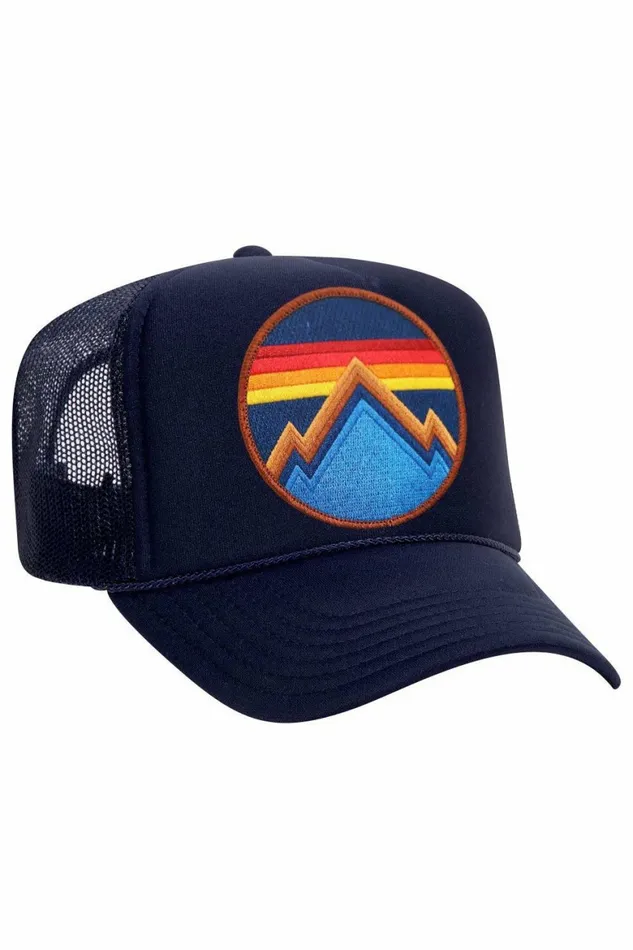 Women ALL SEASONS CIRCLE TRUCKER HAT Aviator Nation TruckerHats Women ALL SEASONS CIRCLE TRUCKER HAT Aviator Nation TruckerHats
