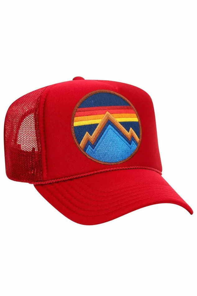 Women ALL SEASONS CIRCLE TRUCKER HAT Aviator Nation TruckerHats Women ALL SEASONS CIRCLE TRUCKER HAT Aviator Nation TruckerHats
