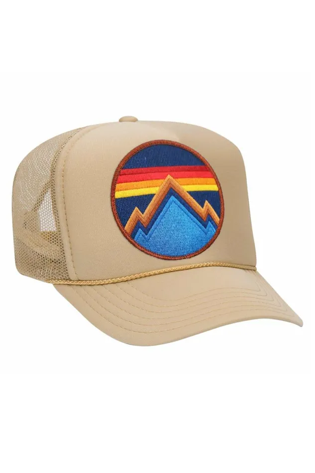 Women ALL SEASONS CIRCLE TRUCKER HAT Aviator Nation TruckerHats Women ALL SEASONS CIRCLE TRUCKER HAT Aviator Nation TruckerHats