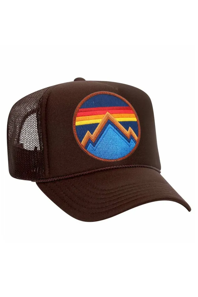 Women ALL SEASONS CIRCLE TRUCKER HAT Aviator Nation TruckerHats Women ALL SEASONS CIRCLE TRUCKER HAT Aviator Nation TruckerHats