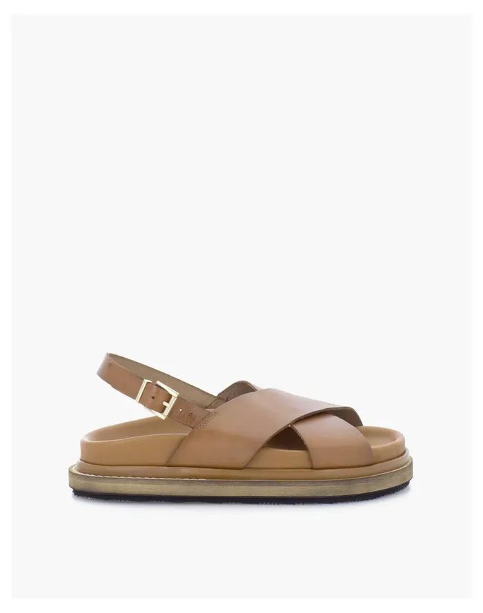 Women ALOHAS Leather Marshmallow Sandala Brown Madewell Sandals