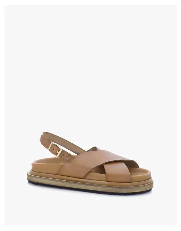 Women ALOHAS Leather Marshmallow Sandala Brown Madewell Sandals Women ALOHAS Leather Marshmallow Sandala Brown Madewell Sandals