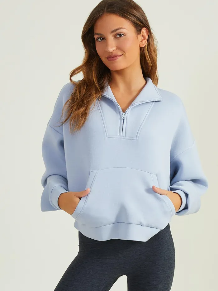 Women Altar039d State Activewear Cloud Nine Quarter Zip Pullover Zenblue