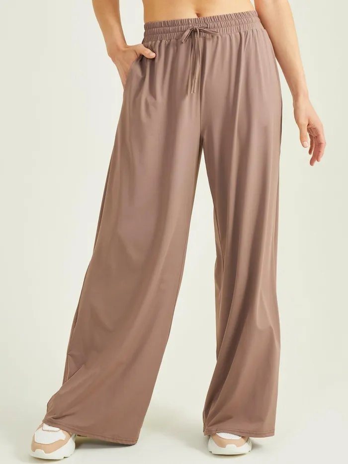 Women Altar039d State Activewear Coast Wide Leg Pants Mocha