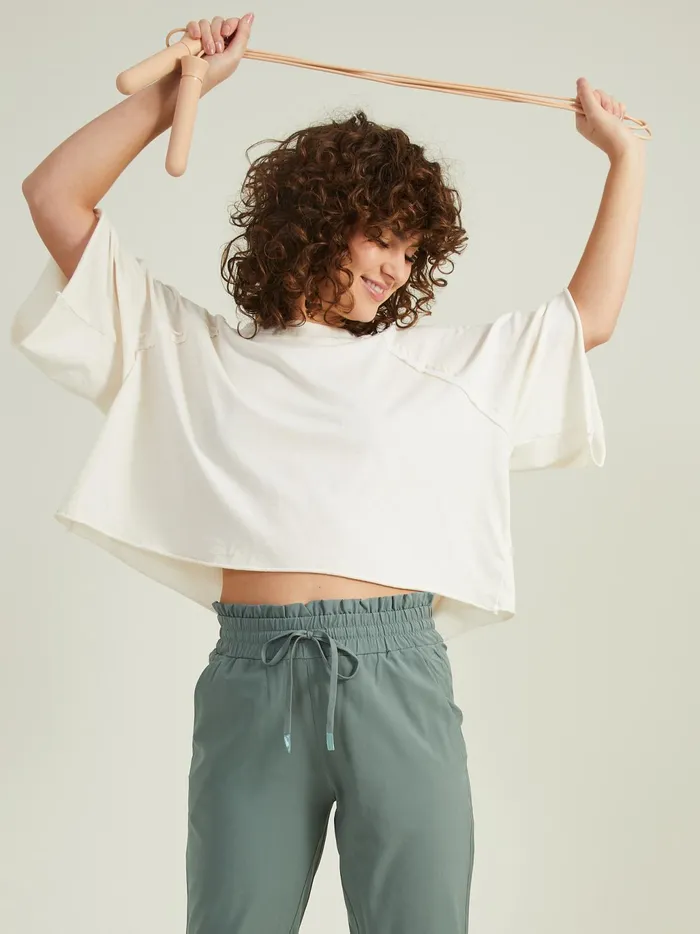 Women Altar039d State Activewear Move With It Cropped Tee Jetstream