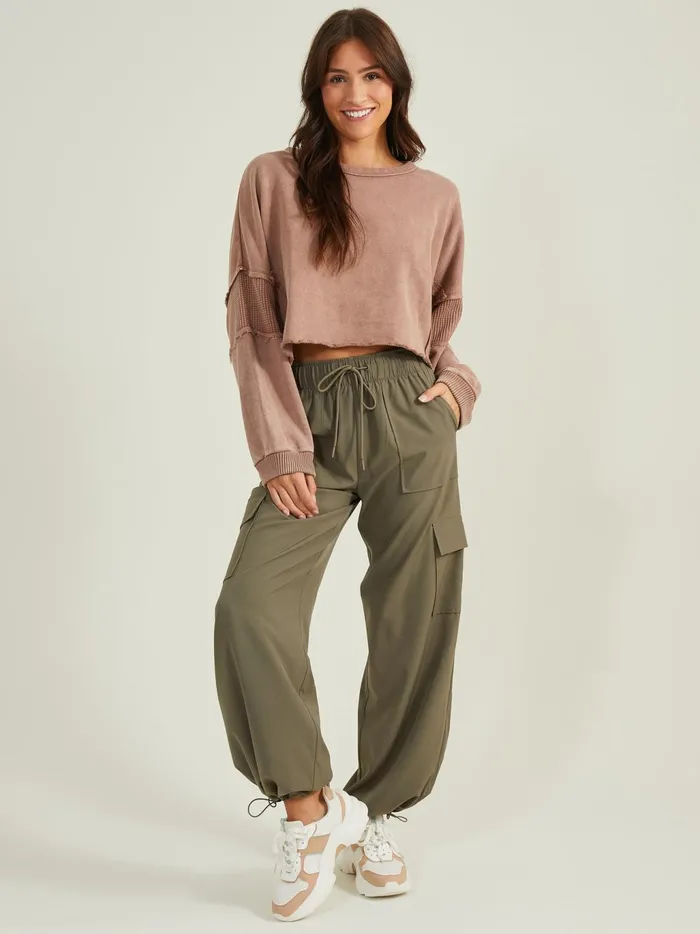 Women Altar039d State Activewear On The Run Cargo Pants Olive