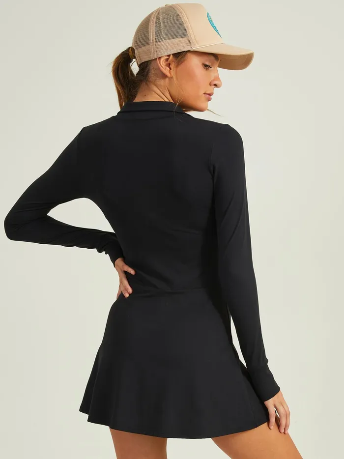 Women Altar039d State Activewear Round And Around Dress Black