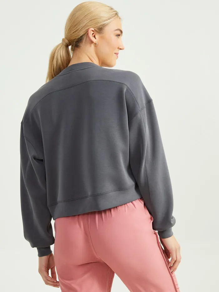 Women Altar039d State Activewear Supersoft Sweatshirt Asphalt