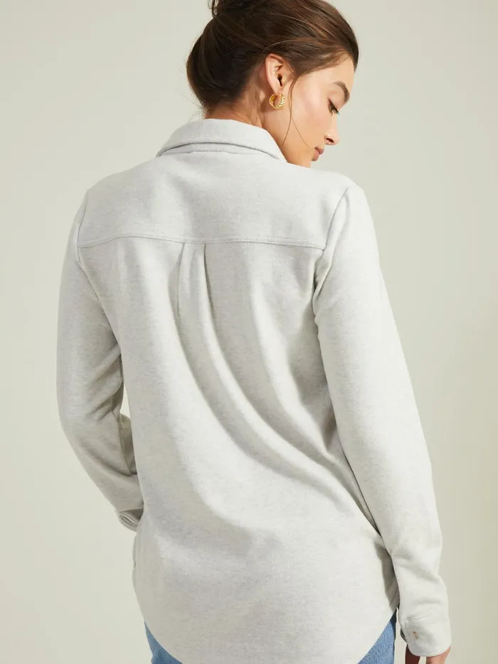 Women Altar039d State Blouses Breeze Button Down Sweater Ltheathergrey