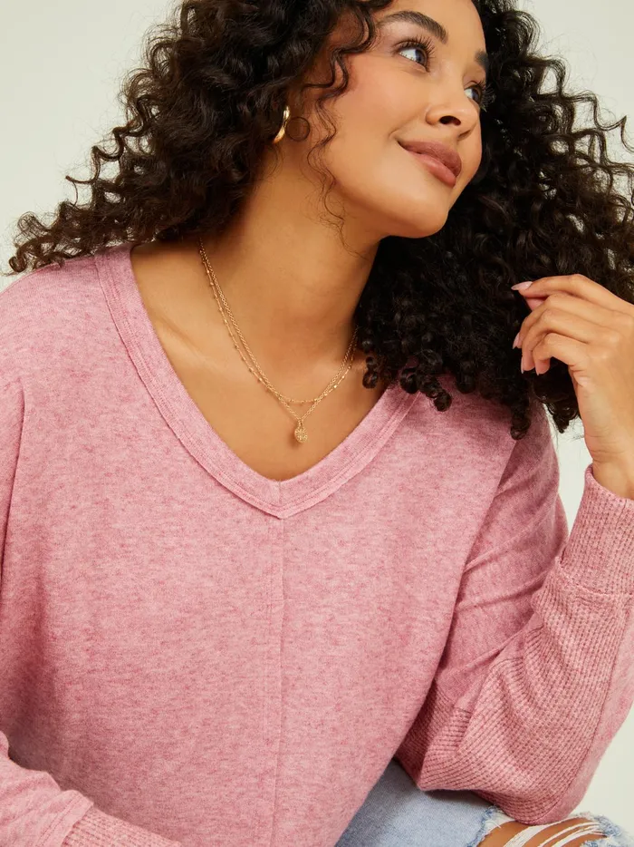Women Altar039d State Blouses Eleanor Thermal Top Red