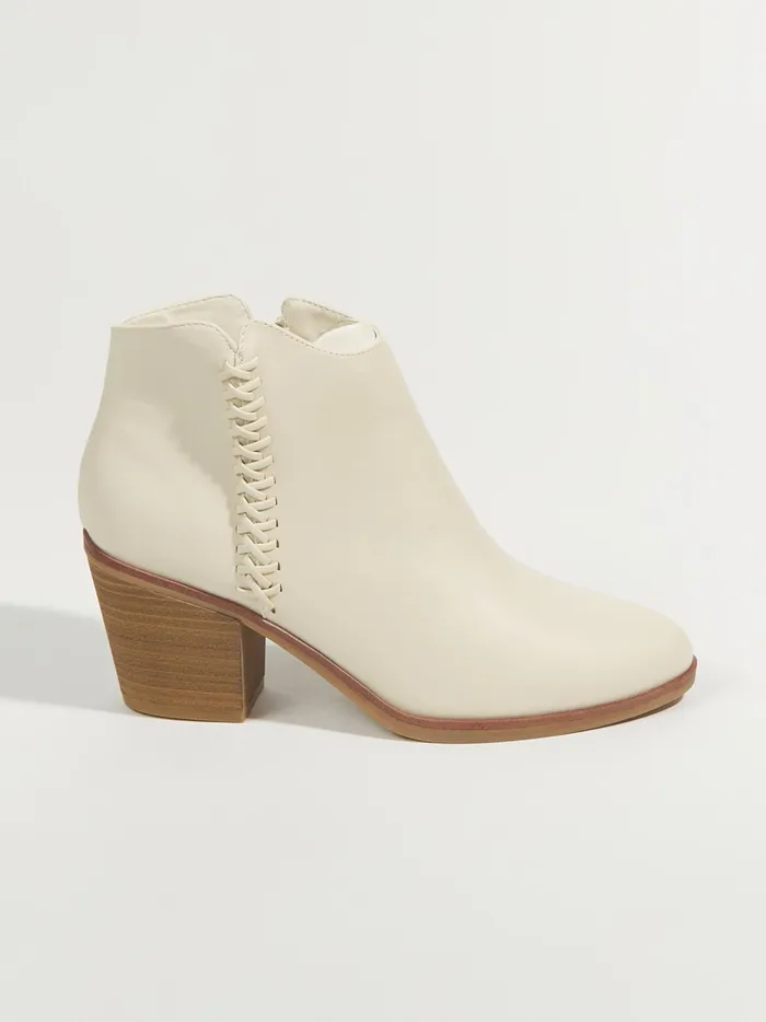 Women Altar039d State Boots Booties Lasso Stitched Ankle Booties Ivory
