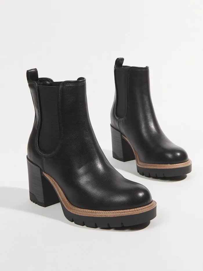 Women Altar039d State Boots Booties Nilo Lug Sole Boots Black