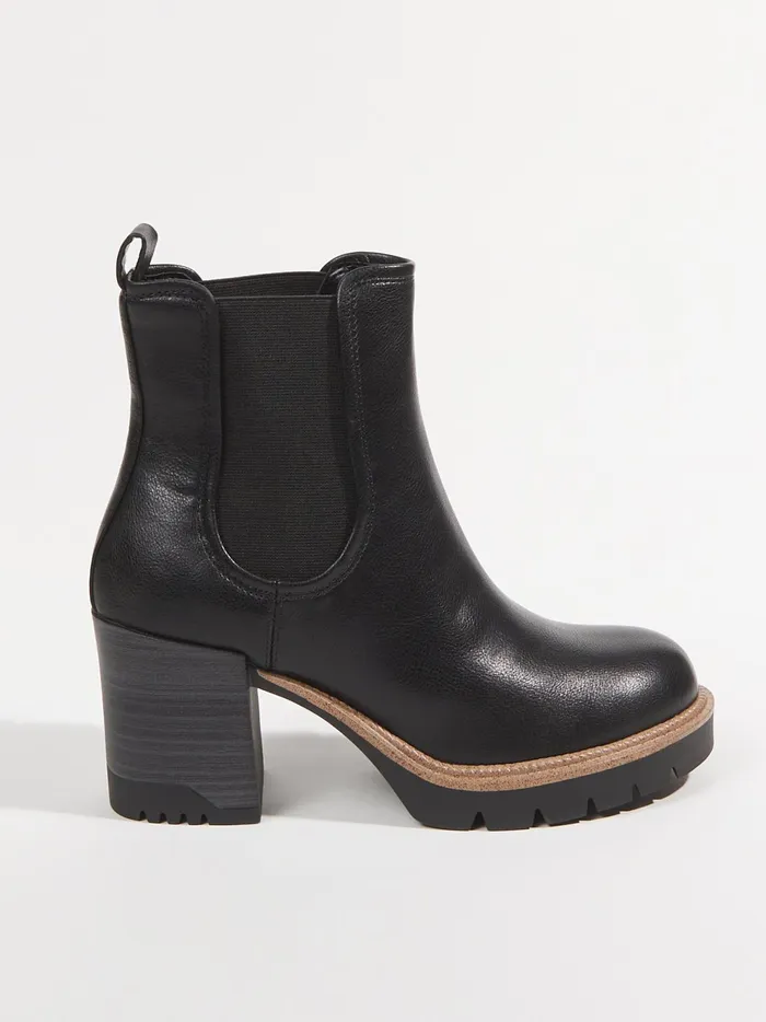 Women Altar039d State Boots Booties Nilo Lug Sole Boots Black
