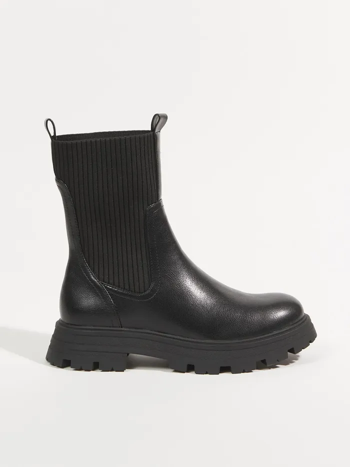 Women Altar039d State Boots Booties Sock Tread Booties Black