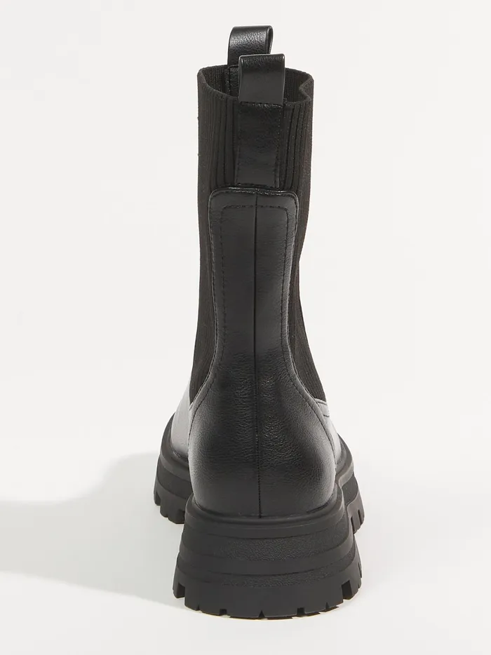 Women Altar039d State Boots Booties Sock Tread Booties Black