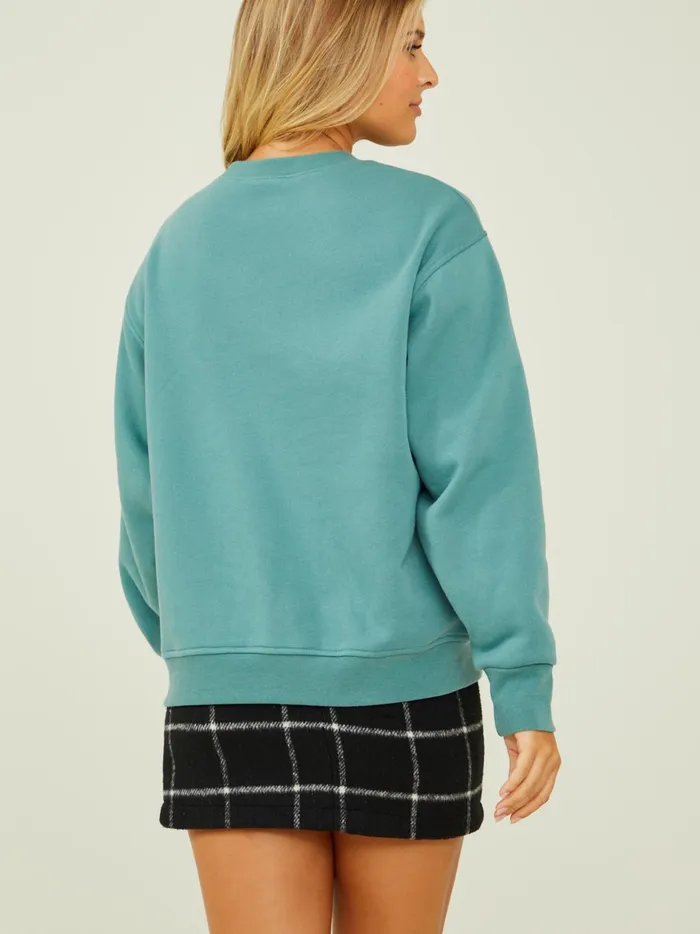 Women Altar039d State Graphics Vancouver Fleece Pullover Silverpine