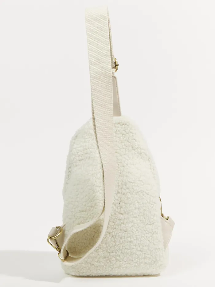 Women Altar039d State Handbags Sherpa Sling Bag Offwhite