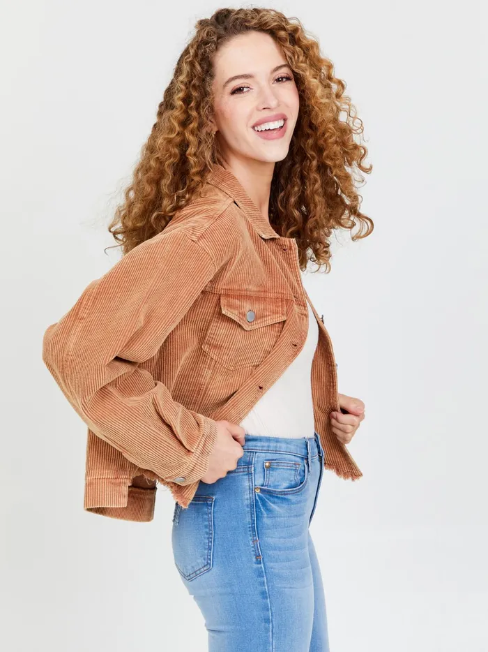 Women Altar039d State Jackets Brienne Corduroy Shacket Camel