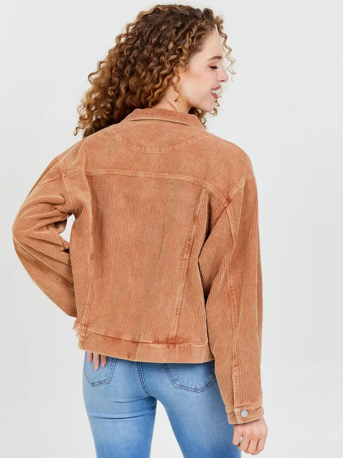 Women Altar039d State Jackets Brienne Corduroy Shacket Camel