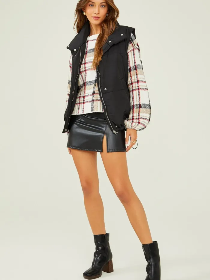Women Altar039d State Jackets Celia Puffer Vest Black