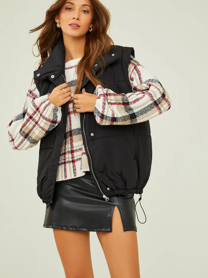 Women Altar039d State Jackets Celia Puffer Vest Black