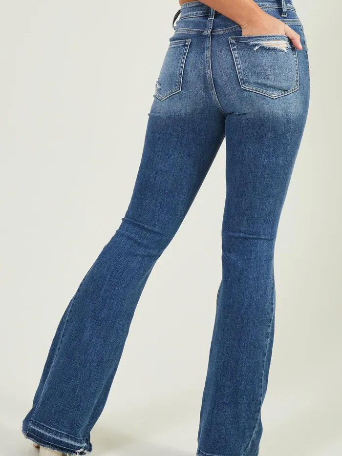 Women Altar039d State Jeans Mirabel Flare Jeans Mediumwash