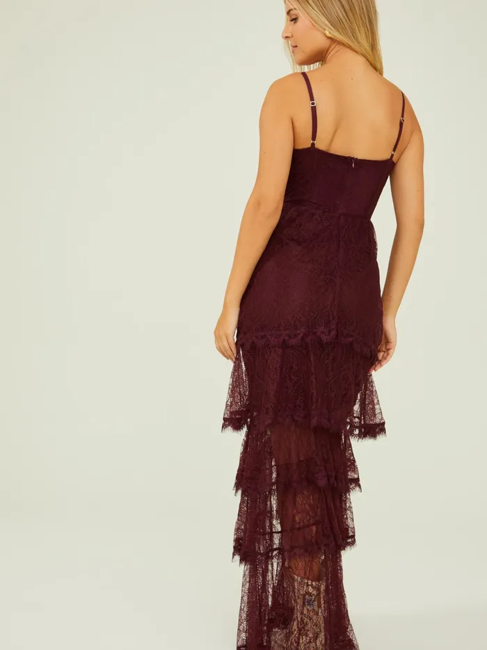 Women Altar039d State Maxi Midi Maddie Lace Maxi Dress Winetasting