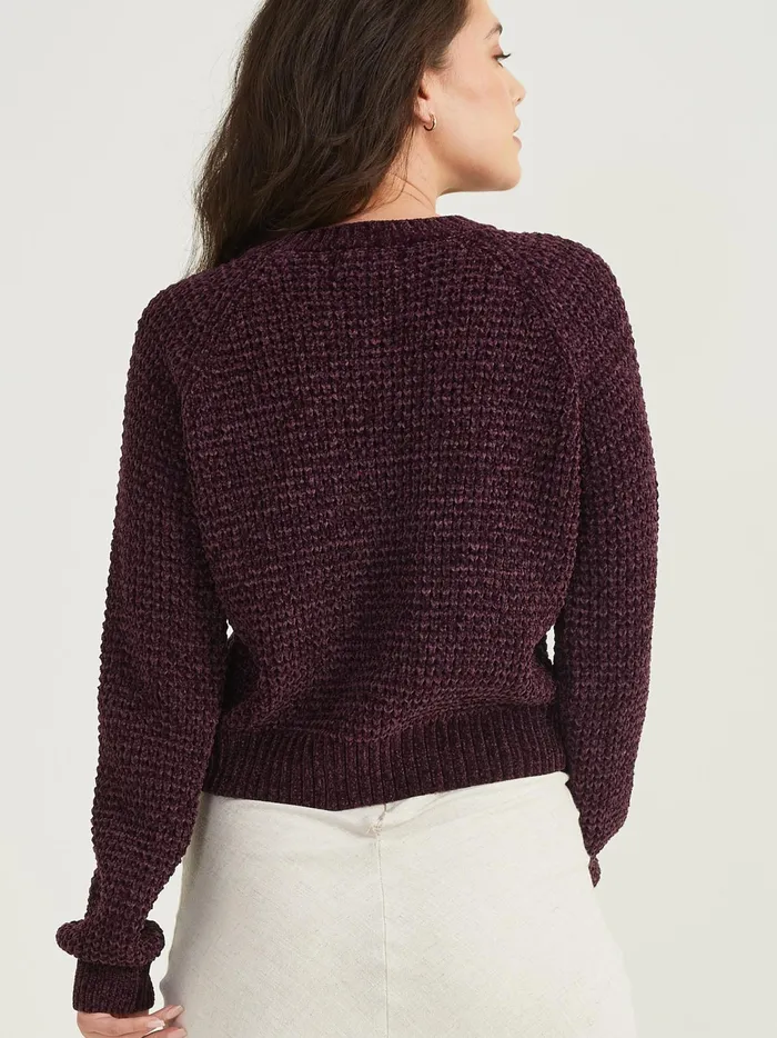 Women Altar039d State Pullovers Alice Chenille Sweater Winetasting