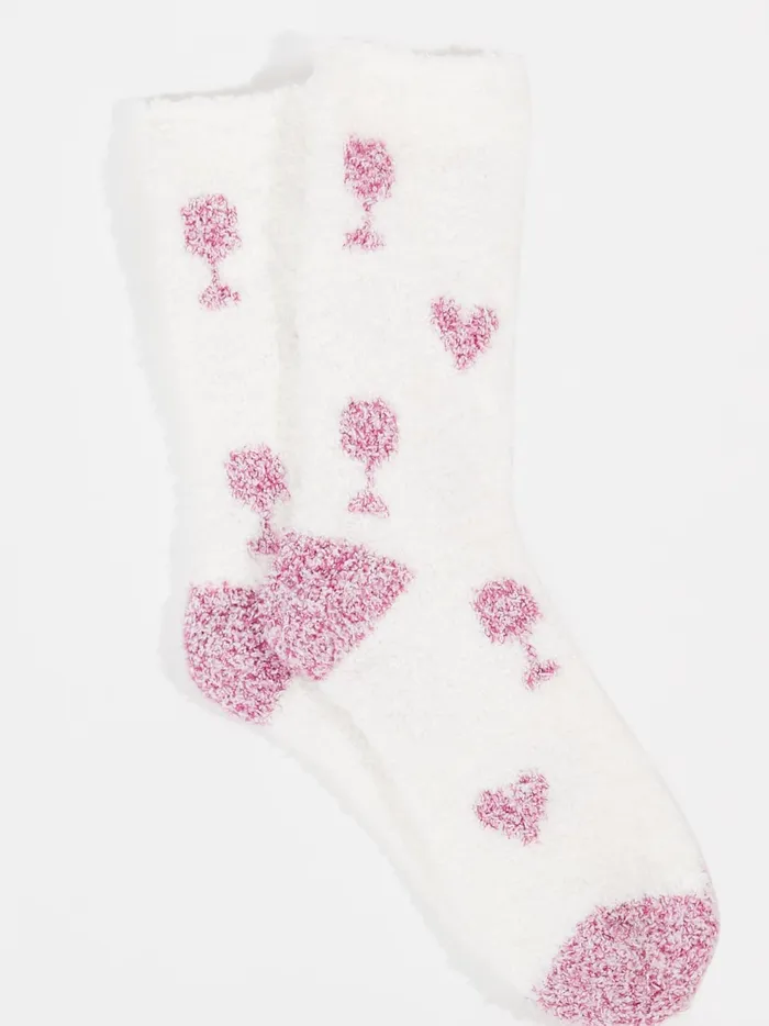 Women Altar039d State Socks Wine Icon Cozy Socks Ivorywine