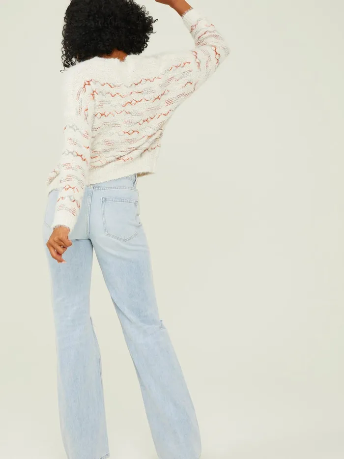 Women Altar039d State Sweaters Annie Eyelash Sweater Ivoryrust