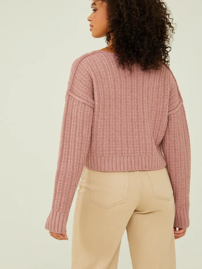 Women Altar039d State Sweaters Nicki Diamond VNeck Sweater Nostalgiarose