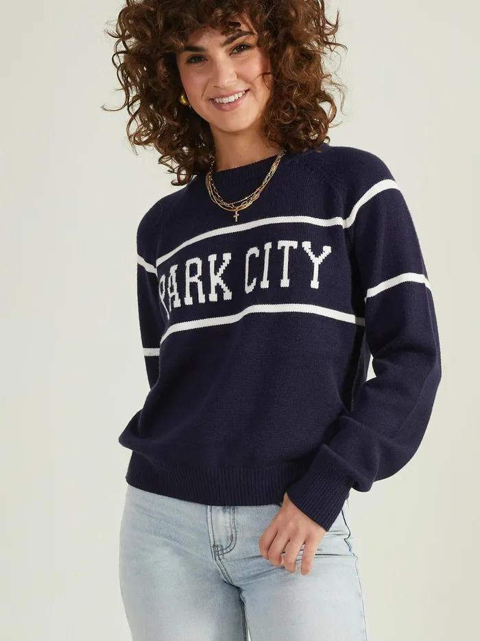 Women Altar039d State Sweaters Park City Pullover Sweater Navycream