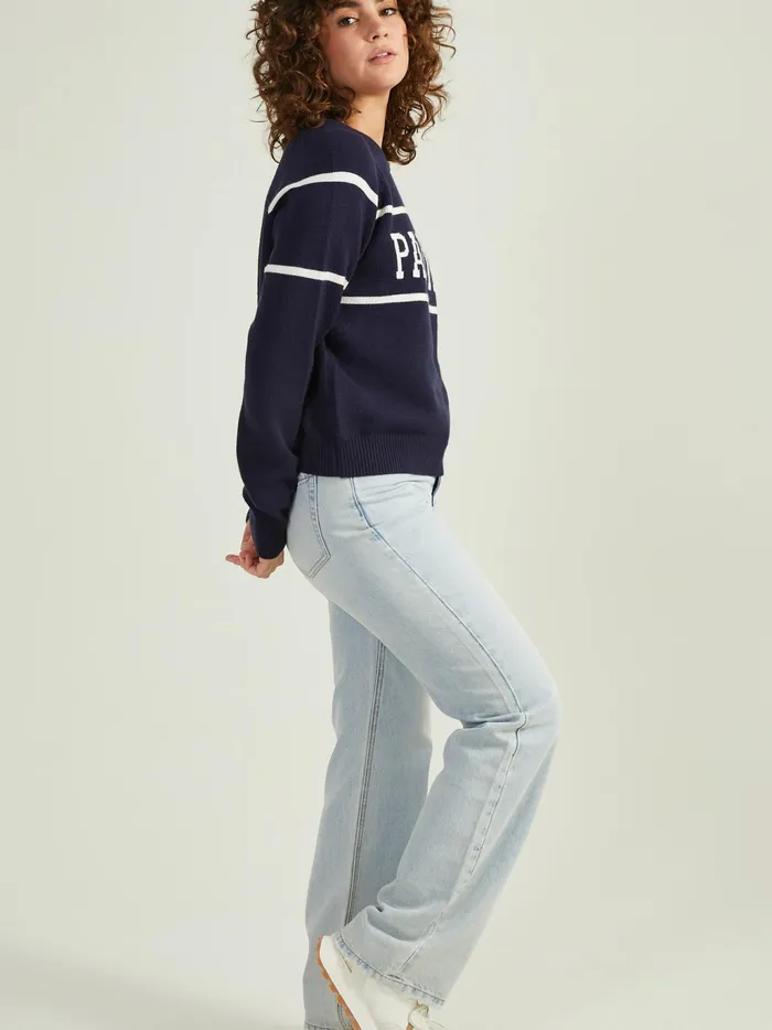 Women Altar039d State Sweaters Park City Pullover Sweater Navycream