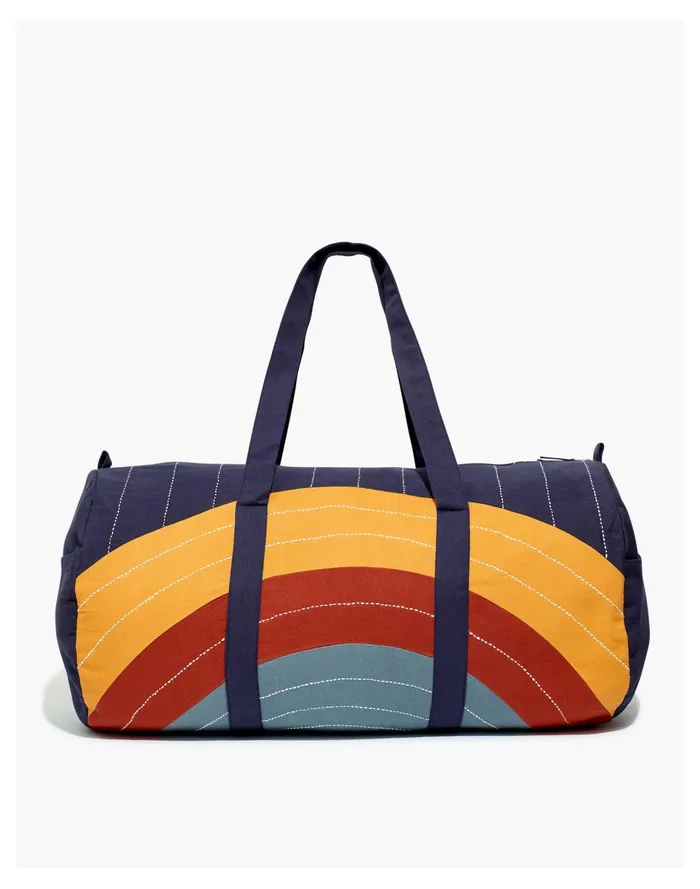 Women Anchal Organic Cotton Eclipse Weekender Duffel Bag Multi Madewell Luggage and Travel Women Anchal Organic Cotton Eclipse Weekender Duffel Bag Multi Madewell Luggage and Travel