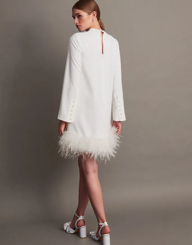 Women Andrea Feather Bridal Dress Ivory Monsoon Dresses