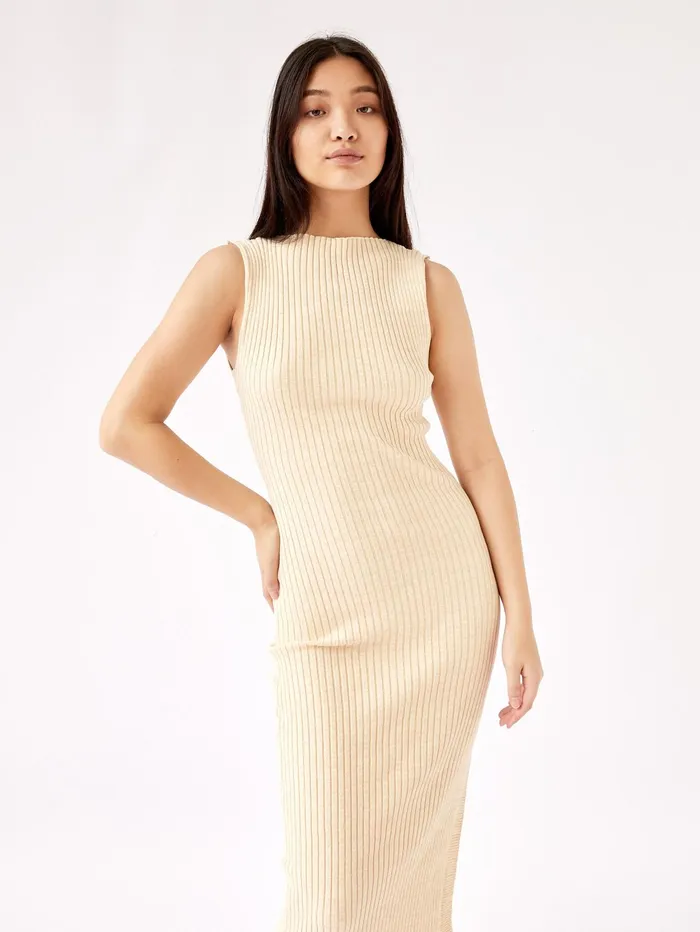 Women Anna Quan 8211 Drew Dress In Wheat The UNDONE Dresses
