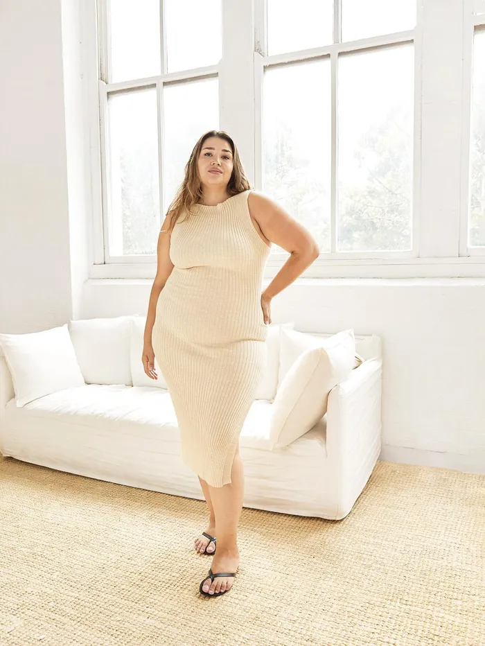 Women Anna Quan 8211 Drew Dress In Wheat The UNDONE Dresses