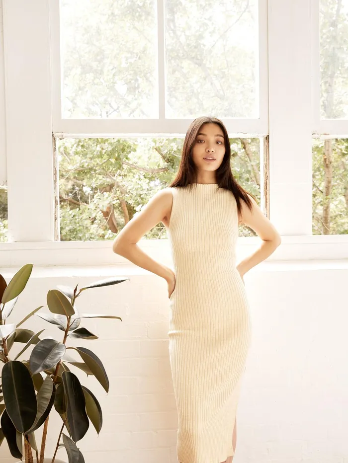 Women Anna Quan 8211 Drew Dress In Wheat The UNDONE Dresses